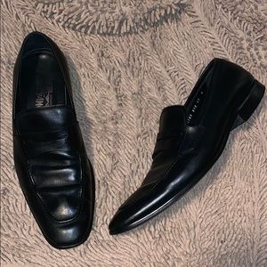 Salvatore Ferragamo Black Leather